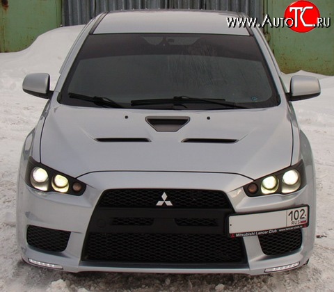 25 199 р. Передняя оптика Evo Mitsubishi Lancer 10 CY седан дорестайлинг (2007-2010)  с доставкой в г. Королёв