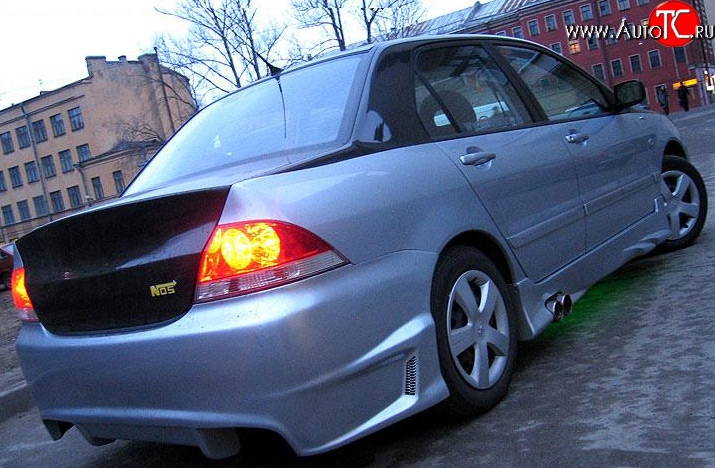 7 549 р. Задний бампер OS Mitsubishi Lancer 9 1-ый рестайлинг седан (2003-2005)  с доставкой в г. Королёв