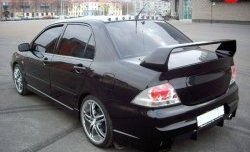 8 299 р. Спойлер в стиле Evo var №2 (средний)  Mitsubishi Lancer  9 (2003-2009) 1-ый рестайлинг седан, 2-ой рестайлинг седан (Неокрашенный)  с доставкой в г. Королёв. Увеличить фотографию 4