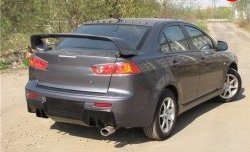 Накладка Evo на задний бампер Mitsubishi Lancer CY седан дорестайлинг (2007-2010)