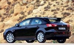 Верхний спойлер Sport 5D (хетчбек) Mitsubishi Lancer 10 CY хэтчбэк дорестайлинг (2007-2010)