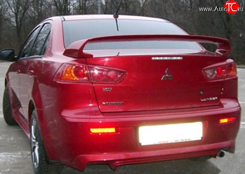 8 199 р. Спойлер Zodiak  Mitsubishi Lancer  CY (2007-2017) седан дорестайлинг, седан рестайлинг (Неокрашенный)  с доставкой в г. Королёв