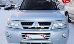 10 599 р. Накладка переднего бампера Sport Mitsubishi Pajero 3 V70 дорестайлинг (1999-2003) (Неокрашенная)  с доставкой в г. Королёв. Увеличить фотографию 2