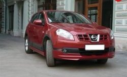 5 799 р. Накладка переднего бампера Городская Легенда Nissan Qashqai 1 дорестайлинг (2007-2010) (Неокрашенная)  с доставкой в г. Королёв. Увеличить фотографию 2