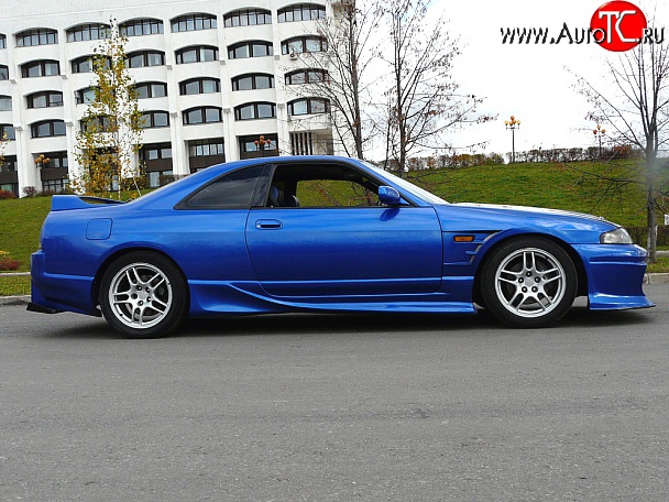 11 649 р. Пороги накладки DoLuck Nissan Skyline R33 (1993-1998) (Неокрашенные)  с доставкой в г. Королёв