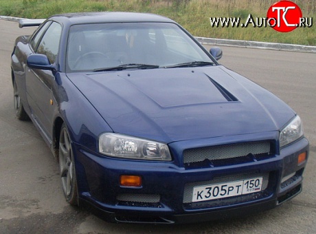 10 549 р. Передний бампер GTR Nissan Skyline R34 (1999-2002) (Неокрашенный)  с доставкой в г. Королёв