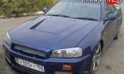 10 549 р. Передний бампер GTR Nissan Skyline R34 (1999-2002) (Неокрашенный)  с доставкой в г. Королёв. Увеличить фотографию 2