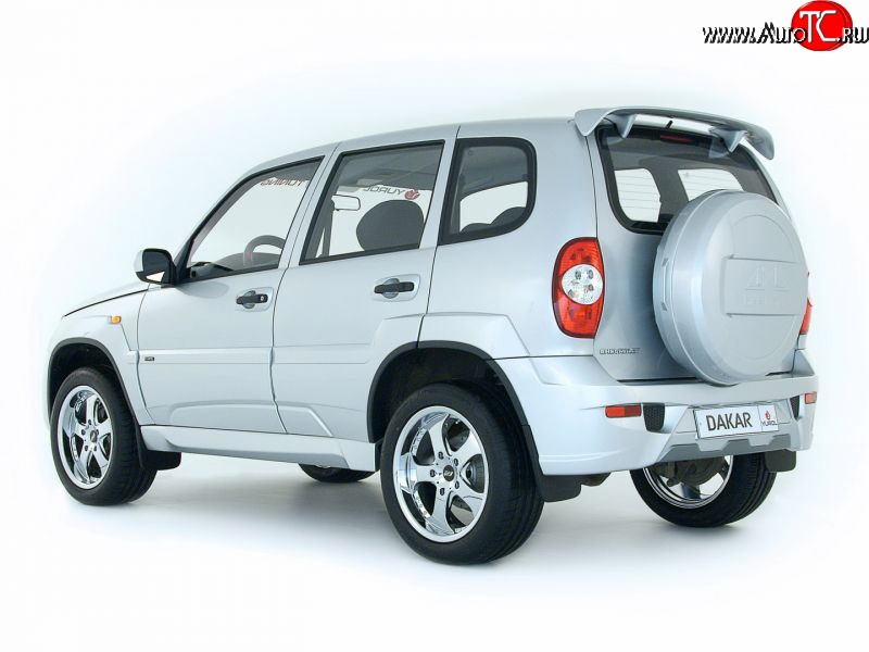 2 499 р. Арки крыльев Dakar  Chevrolet Niva  2123 (2002-2008), Лада 2123 (Нива Шевроле) (2002-2008) (Неокрашенные)  с доставкой в г. Королёв