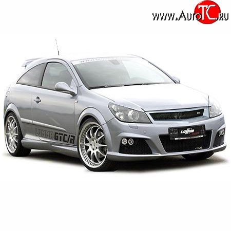 2 499 р. Решётка радиатора Lumma 2 Opel Astra H GTC хэтчбек 3 дв. дорестайлинг (2004-2006) (Неокрашенная)  с доставкой в г. Королёв