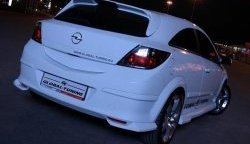 3 499 р. Комплект накладок на задний бампер Global Tuning  Opel Astra  H GTC (2004-2011) хэтчбек 3 дв. дорестайлинг, хэтчбек 3 дв. рестайлинг (Неокрашенная)  с доставкой в г. Королёв. Увеличить фотографию 2