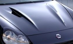 21 699 р. Пластиковый капот Techart Magnum I Porsche Cayenne 955 (2002-2006) (Неокрашенный)  с доставкой в г. Королёв. Увеличить фотографию 2