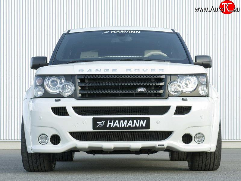 34 999 р. Передний бампер HAMMAN  Land Rover Range Rover Sport  1 L320 (2005-2009) дорестайлинг (Неокрашенный)  с доставкой в г. Королёв