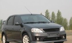 4 699 р. Пороги накладки Power DM 2  Renault Logan  1 (2010-2016) рестайлинг (Неокрашенные)  с доставкой в г. Королёв. Увеличить фотографию 2