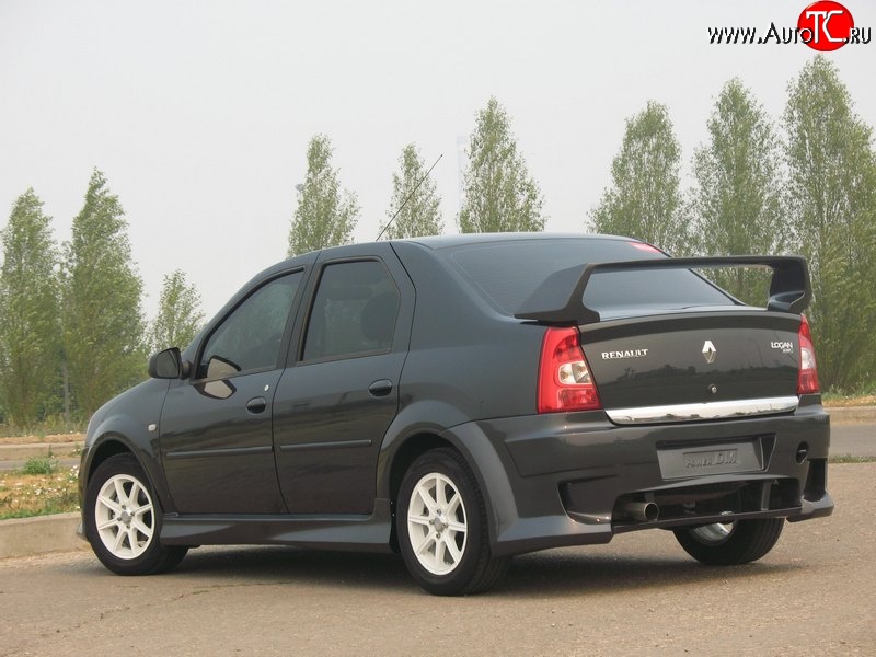 6 499 р. Спойлер Power DM 2  Renault Logan  1 (2010-2016) рестайлинг (Неокрашенный)  с доставкой в г. Королёв