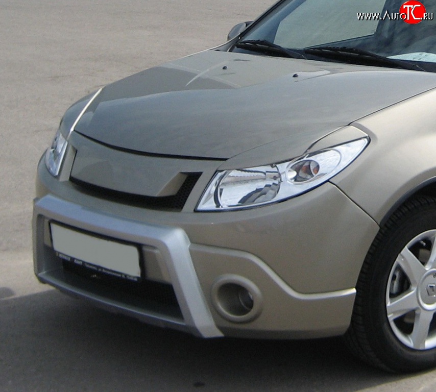 1 849 р. Реснички Kart RS Renault Sandero Stepway (BS) (2010-2014) (Неокрашенные)  с доставкой в г. Королёв