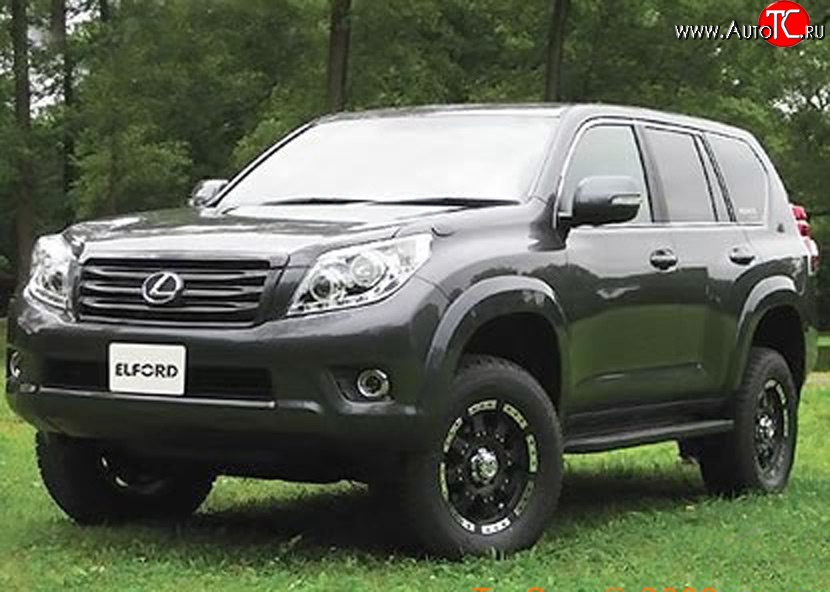 23 049 р. Арки крыльев ELFORD Toyota Land Cruiser Prado J150 дорестайлинг (2009-2013) (Неокрашенные)  с доставкой в г. Королёв