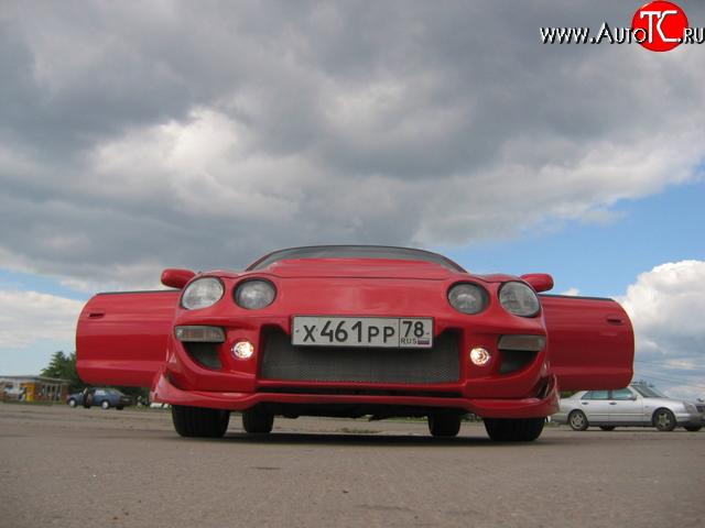 2 249 р. Нижняя юбка (сплошной элерон) Toyota Celica T210 (1993-1999)  с доставкой в г. Королёв