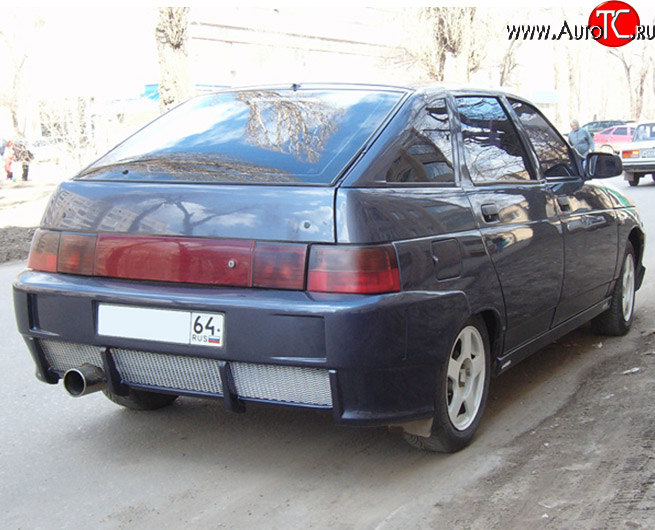 4 599 р. Задний бампер M-VRS V2 Лада 2112 хэтчбек (1999-2008) (Неокрашенный)  с доставкой в г. Королёв