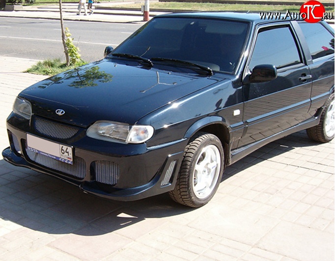 3 099 р. Передний бампер M-VRS Лада 2115 (1997-2012) (Неокрашенный)  с доставкой в г. Королёв