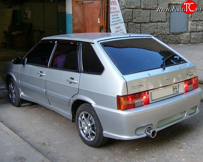 2 899 р. Задний бампер M-VRS Лада 2109 (1987-2004) (Неокрашенный)  с доставкой в г. Королёв