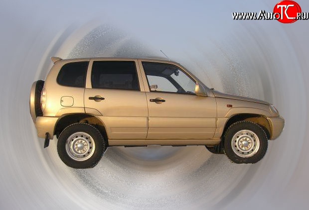 699 р. Арки крыльев Кураж Chevrolet Niva 2123 дорестайлинг (2002-2008) (Неокрашенные)  с доставкой в г. Королёв