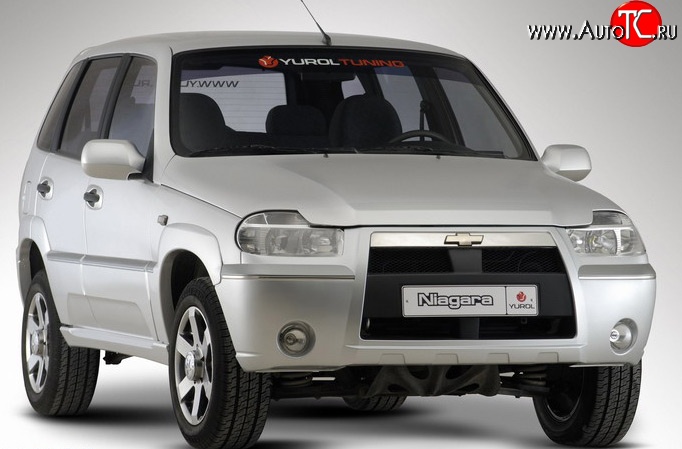 4 799 р. Передний бампер Ниагара 3 Chevrolet Niva 2123 дорестайлинг (2002-2008) (Неокрашенный)  с доставкой в г. Королёв