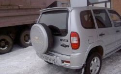 2 299 р. Чехол запасного колеса Chevrolet  Chevrolet Niva  2123 (2002-2020), Лада 2123 (Нива Шевроле) (2002-2021), Лада Нива Трэвел (2021-2024) (Неокрашенный)  с доставкой в г. Королёв. Увеличить фотографию 4