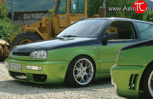 7 999 р. Передний бампер Well Volkswagen Golf 3 (1991-1998)  с доставкой в г. Королёв