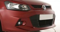 7 249 р. Передний бампер Sport Volkswagen Polo 5 седан дорестайлинг (2009-2015) (Неокрашенный)  с доставкой в г. Королёв. Увеличить фотографию 3