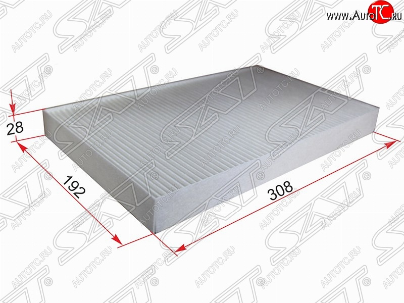 293 р. Фильтр салонный SAT (308x192x28 mm)  Audi 100  С4 - A6 ( С4,  C4,  C5)  с доставкой в г. Королёв