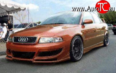 7 299 р. Передний бампер Carzone Audi A4 B5 8D2 седан дорестайлинг (1994-1997)  с доставкой в г. Королёв