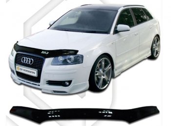 Дефлектор капота CA-Plastiс Audi A3 8PA хэтчбэк 5 дв. 1-ый рестайлинг (2004-2008)