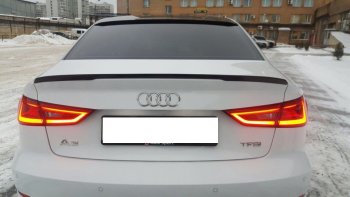 3 399 р. Лип спойлер АВТОКРАТ  Audi A3  8VS седан (2012-2016) дорестайлинг (Неокрашенный)  с доставкой в г. Королёв. Увеличить фотографию 7