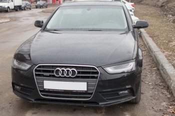 1 139 р. Реснички на фары KURAJ  Audi A4  B8 (2007-2011) дорестайлинг, седан (Неокрашенные)  с доставкой в г. Королёв. Увеличить фотографию 3