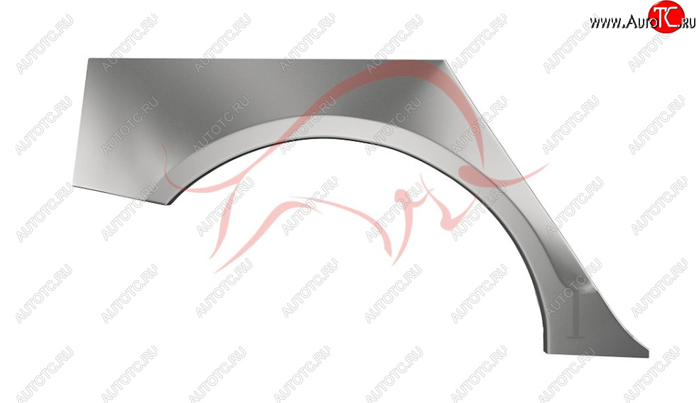 2 189 р. Правая задняя ремонтная арка (внешняя) Wisentbull Audi A4 B8 дорестайлинг, седан (2007-2011)  с доставкой в г. Королёв