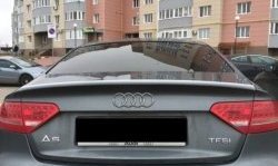 3 999 р. Лип спойлер CT Audi A5 8T дорестайлинг, лифтбэк (2007-2011) (Неокрашенный)  с доставкой в г. Королёв. Увеличить фотографию 5