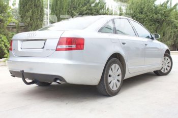 42 749 р. Фаркоп Aragon. (шар V) Audi A6 C6 дорестайлинг, седан (2004-2008)  с доставкой в г. Королёв. Увеличить фотографию 2