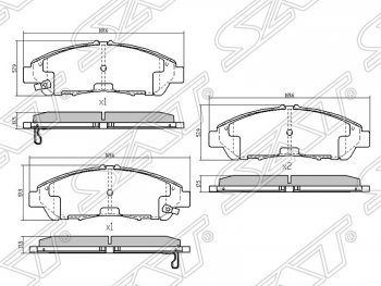 5 549 р. Передние тормозные колодки Brembo  Audi Q3  8U (2011-2015), Volkswagen Polo  Mk6 (2020-2022), Volkswagen Tiguan  NF (2006-2011)  с доставкой в г. Королёв. Увеличить фотографию 2