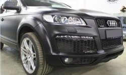 1 479 р. Реснички на фары CT Audi Q7 4L рестайлинг (2009-2015) (Неокрашенные)  с доставкой в г. Королёв. Увеличить фотографию 3