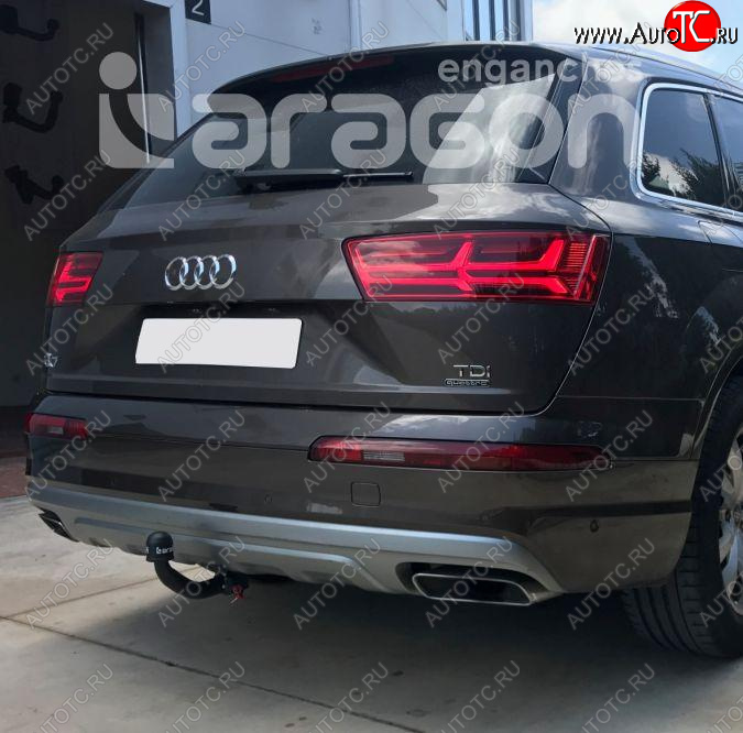 22 699 р. Фаркоп Aragon Audi Q7 4L дорестайлинг (2005-2009) (тип шара: V)  с доставкой в г. Королёв