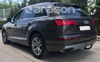 22 699 р. Фаркоп Aragon Audi Q7 4L дорестайлинг (2005-2009) (тип шара: V)  с доставкой в г. Королёв. Увеличить фотографию 3