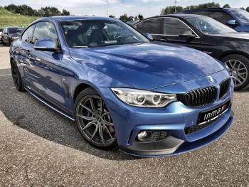 9 999 р. Пластиковые накладки под пороги М-Perfomance  BMW 4 серия  F32 (2013-2020) купе дорестайлинг, купе рестайлинг (цвет: черный матовый)  с доставкой в г. Королёв. Увеличить фотографию 6