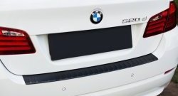 1 599 р. Накладка на задний бампер RA  BMW 5 серия  F10 (2009-2013) седан дорестайлинг (Поверхность шагрень)  с доставкой в г. Королёв. Увеличить фотографию 2