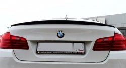 8 799 р. Лип спойлер BSM BMW 5 серия F10 седан дорестайлинг (2009-2013) (Неокрашенный)  с доставкой в г. Королёв. Увеличить фотографию 3