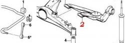 779 р. Полиуретановый сайлентблок задней подвески, нижнего рычага Точка Опоры BMW 3 серия E36 седан (1990-2000)  с доставкой в г. Королёв. Увеличить фотографию 2