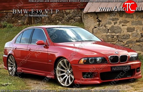 7 299 р. Передний бампер Neodesign BMW 5 серия E39 седан дорестайлинг (1995-2000)  с доставкой в г. Королёв