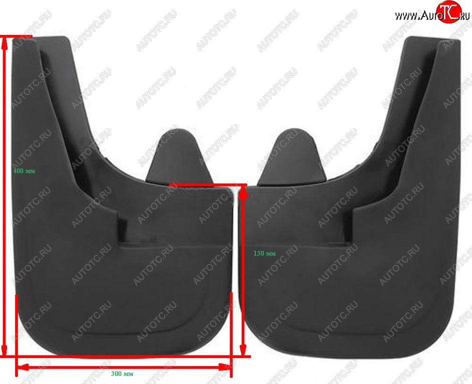 749 р. Универсальные передние брызговики (широкие) ПТП64 Uni4  Toyota RAV4 CA20 3 дв. дорестайлинг (2000-2003)  с доставкой в г. Королёв