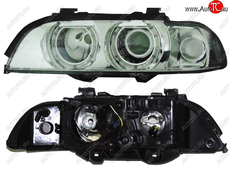5 349 р. Левая передняя фара SAT (хрусталь) BMW 5 серия E39 седан дорестайлинг (1995-2000)  с доставкой в г. Королёв