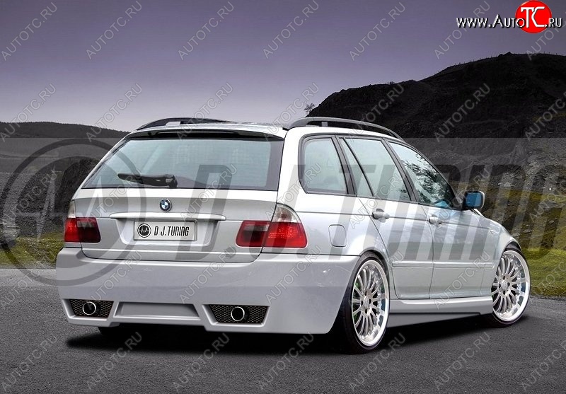 25 899 р. Задний бампер (универсал) D.J. BMW 3 серия E46 седан дорестайлинг (1998-2001)  с доставкой в г. Королёв