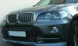 8 999 р. Накладка на передний бампер CT BMW X5 E53 дорестайлинг (1999-2003) (Неокрашенная)  с доставкой в г. Королёв. Увеличить фотографию 2